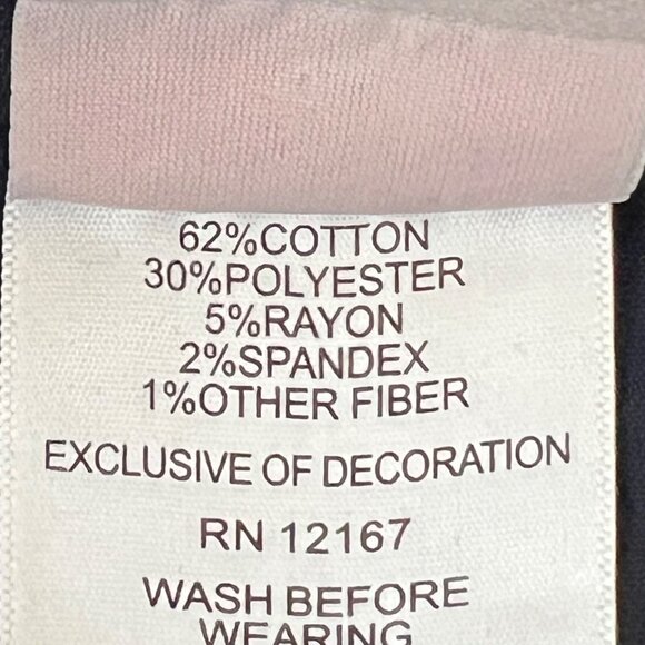 Laurie Felt Women Metallic Pinstripe Ankle Skinny Navy Jeans 26WP Mid-Rise NWT - Picture 8 of 12